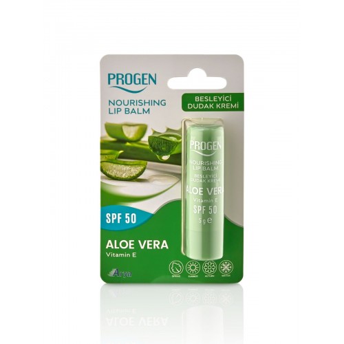 Progen Aloe Vera Lip Balm SPF 50